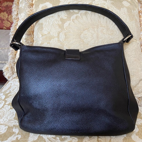 🇮🇹FURLA Coffee Brown Leather & Suede Shoulder Bag - Made in Italy 🇮🇹🇮🇹🇮🇹 - Picture 10 of 12